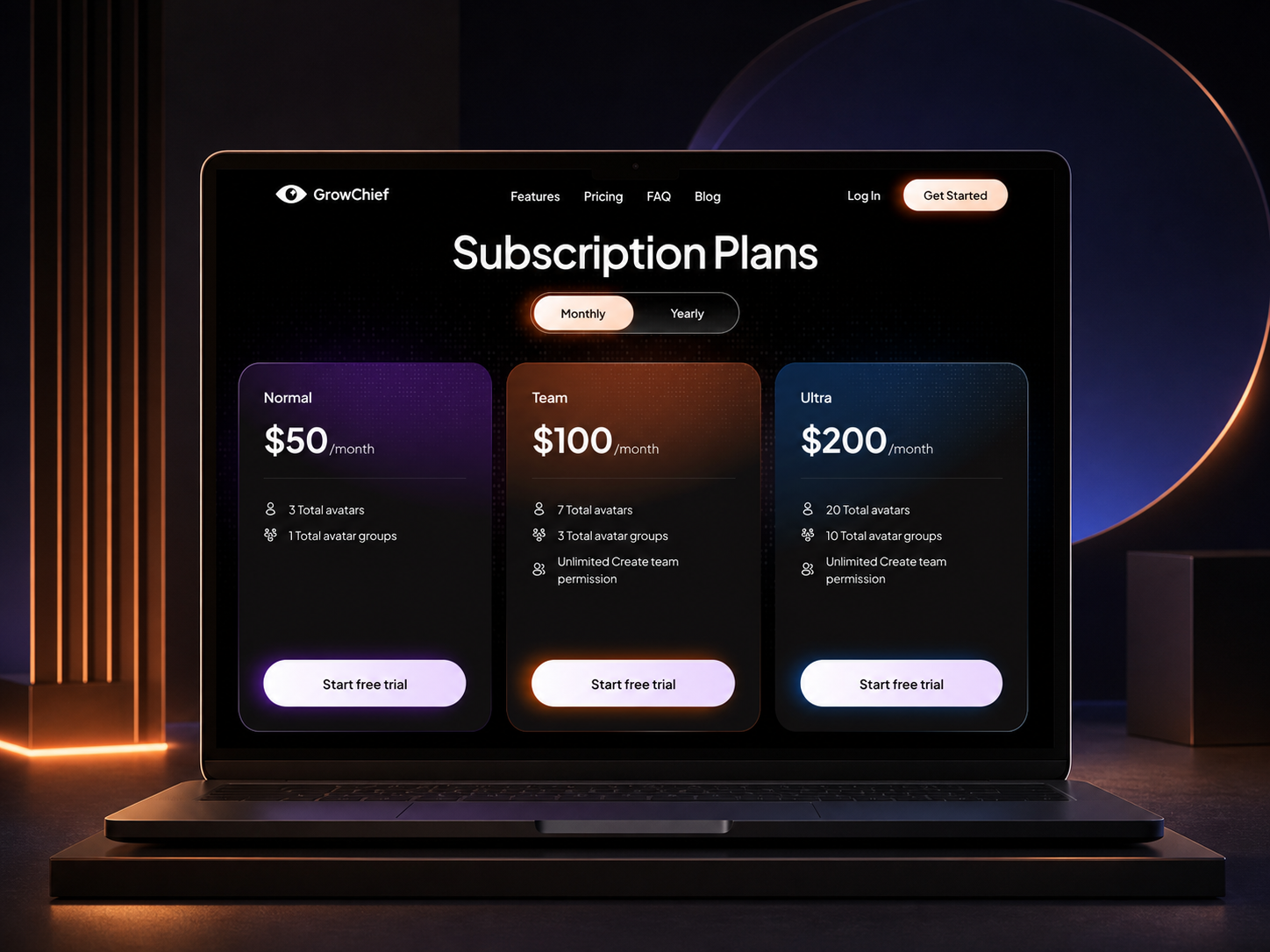 Growchief dashboard overview